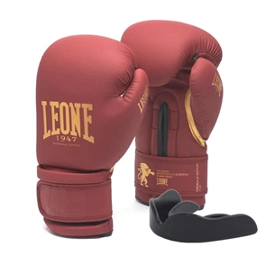 Боксерські рукавички Leone GN059X Bordeaux ED 14 унцій (капа в комплекті) (GN059X_BORDEAUX_14oz) зображення 1