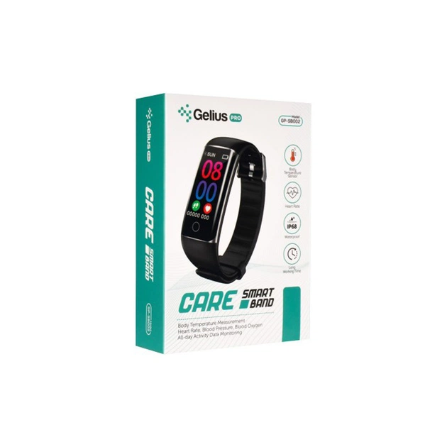 Фітнес браслет Gelius Pro GP-SB002 (SMARTBAND) (IP68) Black (GP-SB002 Black) - picture 10