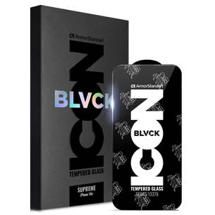 Скло захисне Armorstandart Supreme Black Icon 2.5D Apple iPhone 16e Black (ARM84134) зображення 1