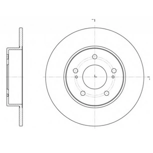 Гальмівний диск SHINOBI NBD11042 зображення 1