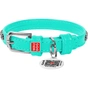 Нашийник для тварин WAUDOG Glamour з QR-паспортом "Стрази" XS Ш 9 мм Д 19-25 см ментоловий (330713) - зменшене зображення 1
