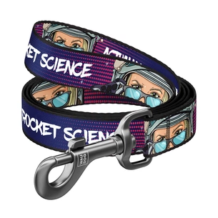 Повідець для собак WAUDOG Nylon "Космос. Ракетобудування" L-XXL 25 мм х 122 см (4925-0124) зображення 1