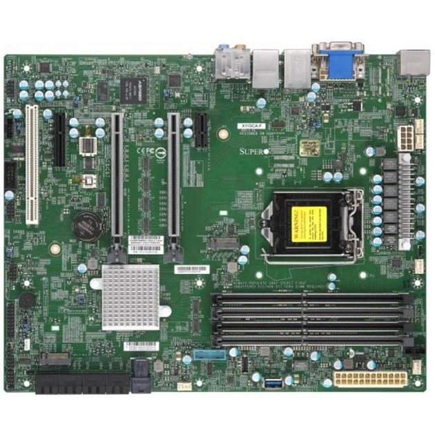 Серверна материнська плата Supermicro X11SCA-F - зображення 1