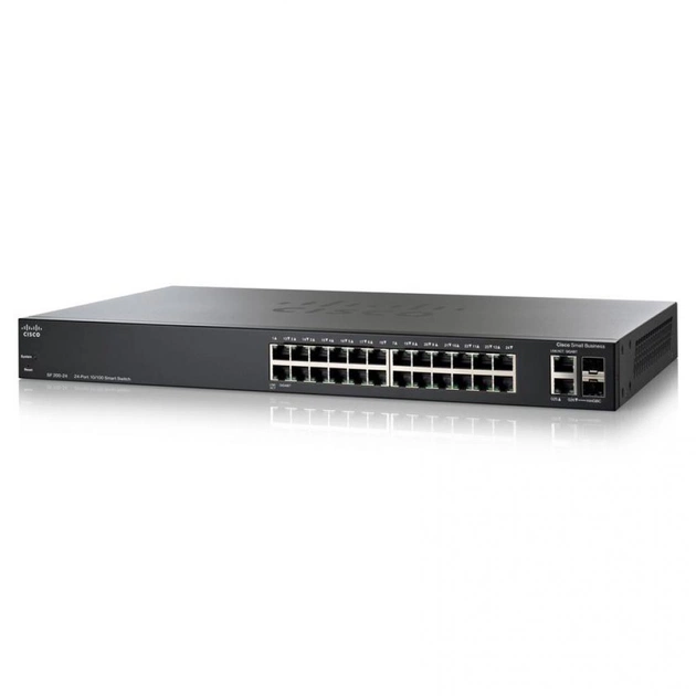 Комутатор мережевий Cisco SF200-24FP (SF200-24FP-EU) - изображение 1