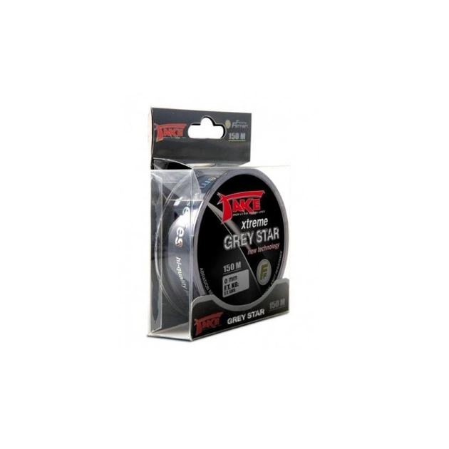 Волосінь Lineaeffe Take Xtreme GREY STAR 150м 0.23мм FishTest 7.3кг (3800123-GS) - изображение 1