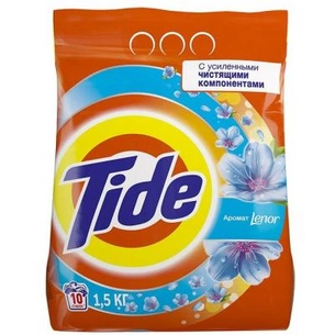 Пральний порошок Tide Lenor Touch of Scent 1,5 кг Автомат (8001090661616) зображення 1