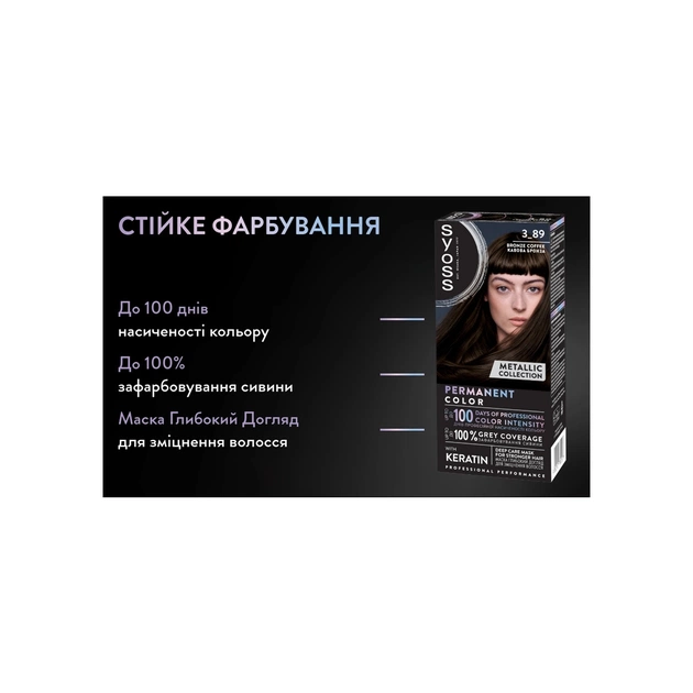 Фарба для волосся Syoss BL Permanent Coloration 3-89 - Кавова бронза (9000101732207) - зображення 11