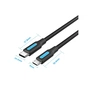 Дата кабель USB-C to Micro 5P 1.0m 2A black Vention (COVBF) - уменьшенное изображение 7
