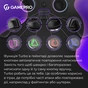 Геймпад GamePro 2.4G/BT 5.1/USB (Switch/PC/PS/iOS/Android) RGB Black (GPS20B) - зменшене зображення 11