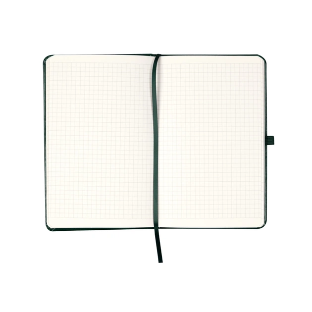 Блокнот Axent Partner Lux 125х195 мм 96 аркушів у клітинка Зелений (8202-04-A) - зображення 4