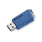 USB флеш накопичувач Verbatim 3x16GB Store 'n' Click Red/Blue/Yellow USB 3.2 (49306) - уменьшенное изображение 5