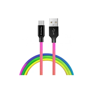 Дата кабель USB 2.0 AM to Micro 5P 1.0m multicolor ColorWay (CW-CBUM017-MC) зображення 1