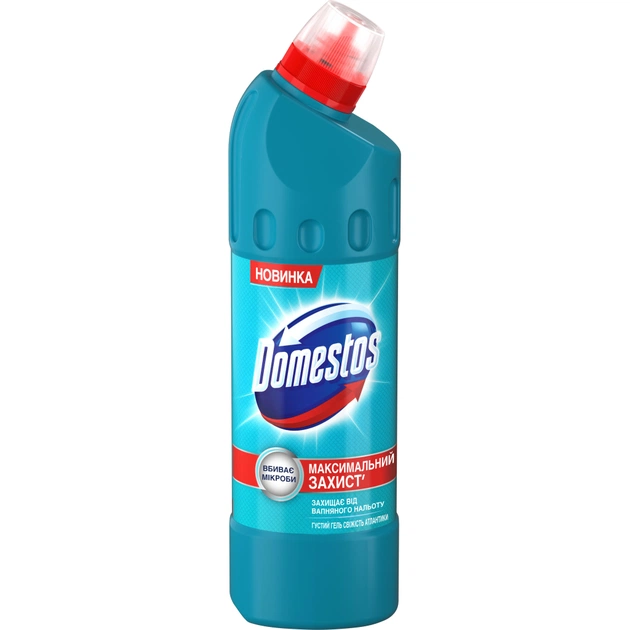 Жидкость для чистки ванн Domestos Свежесть Атлантики 1 л (8717163094952) - изображение 1