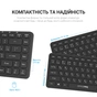 Клавіатура OfficePro SK790B Wireless/Bluetooth Black - зменшене зображення 7