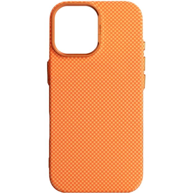 Чохол до мобільного телефона Armorstandart LikeCarbon2 MagCase Apple iPhone 17 Kevlar Orange (ARM88614) - зображення 1