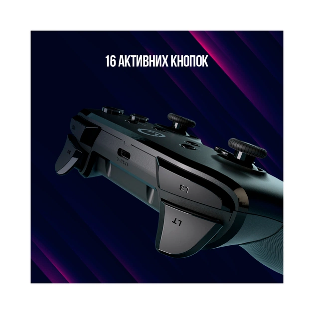 Геймпад Lorgar TRIX-510 PC iOS13 Android PS3 Bluetooth Black (LRG-GP510) - picture 8