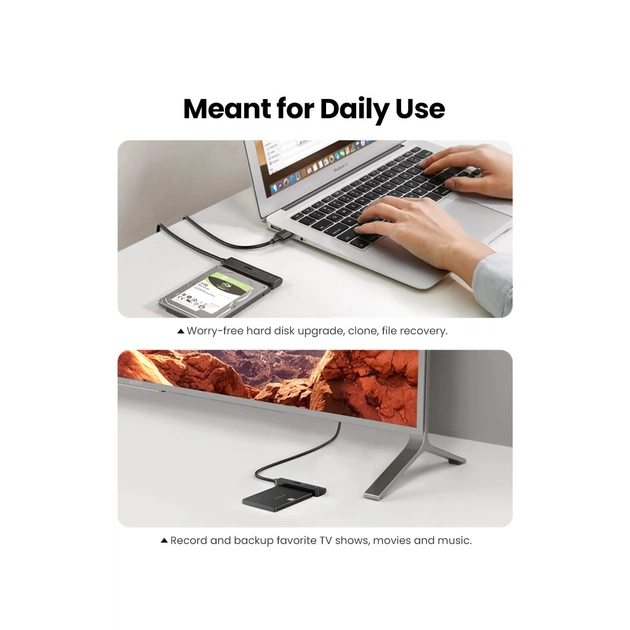 Перехідник USB 3.0 Type-А to SATA III (F) CM321 Ugreen (70609) - picture 5