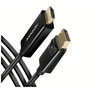 Кабель мультимедийный DisplayPort M to HDMI M 1.8m 4K30Hz black AXAGON (RVD-HI14C2) - уменьшенное изображение 1