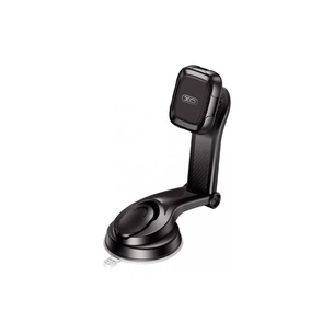 Універсальний автотримач XO C106 Dashboard suction cup adjustable magnetic Phone holder Black (6920680830343) зображення 1