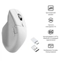 Мишка Keychron M6S Wireless/Bluetooth/USB White (M6S-B72) - зменшене зображення 6