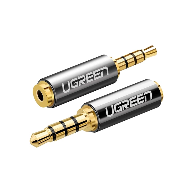 Переходник 3.5mm M to 2.5mm F black Ugreen (20502) - изображение 1