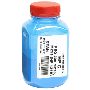 Тонер HP CLJ Pro 200/M251/M276n, 60г Cyan AHK (1500736) зображення 1