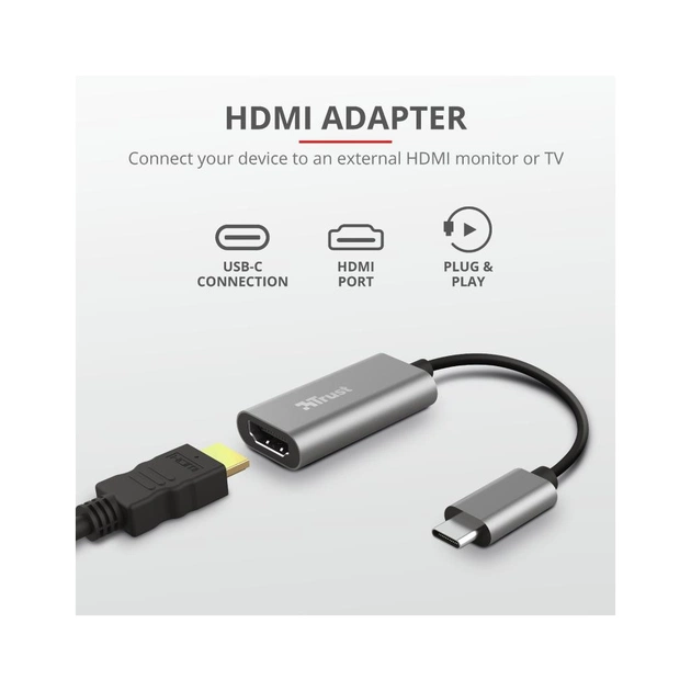 Перехідник Trust USB-C to HDMI Adapter (23774) - picture 6