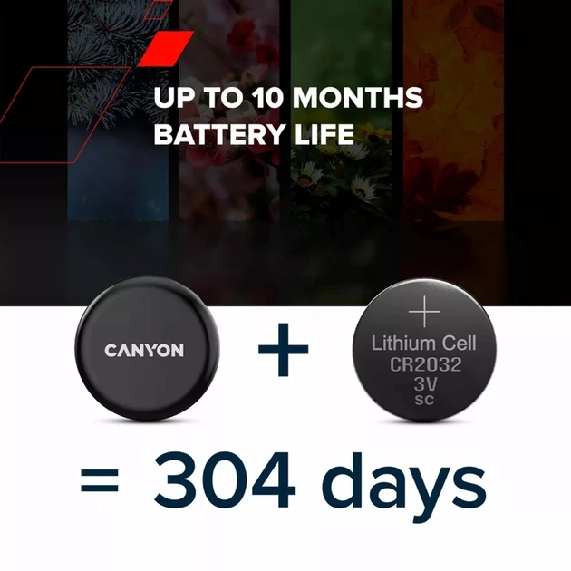 Пошукова система Canyon OnTag 1 Anti-Lost Smart Tracker iOS Black 4-pack (CNE-4XPT01BB) - picture 9