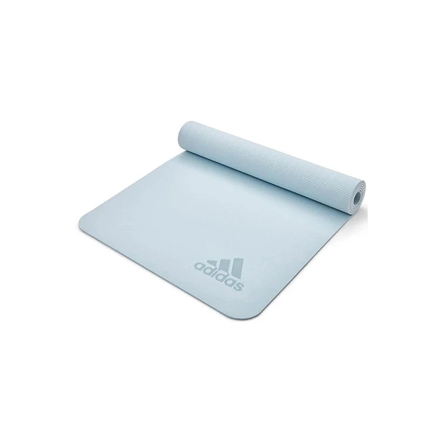 Килимок для йоги Adidas Premium Yoga Mat Уні 176 х 61 х 0,5 см Світло-блакитний (ADYG-10300BL) - зображення 1