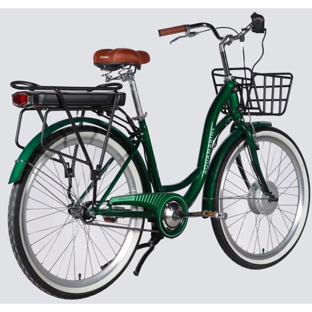 Електровелосипед Dorozhnik 26" eAQUAMARINE BH рама-17" 36B 13А*г 500Вт 2026 зелений (ELB-D-26-317) - picture 3