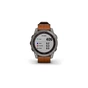 Смарт-годинник Garmin fenix 7 Sapph Solar Titanium w/ Chestnut Leather Band, GPS (010-02540-31) - зменшене зображення 7
