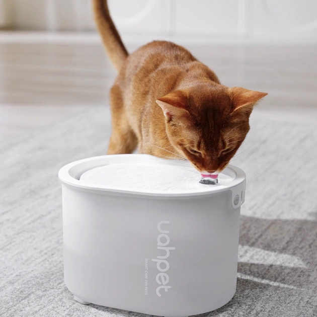 Універсальний посуд для тварин Uahpet Поїлка Glow Wireless Pet Fountain (UYSJ05QD) - picture 4