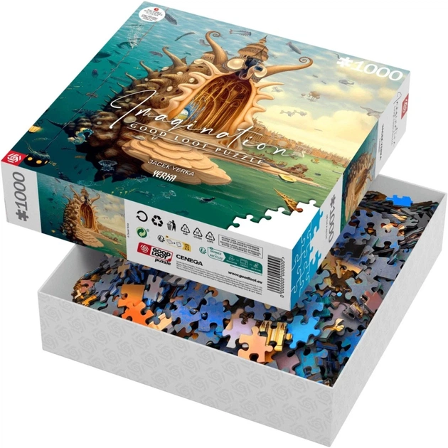 Пазл GoodLoot Imagination: Jacek Yerka Harbor 1000 ел. (5908305249351) - picture 9