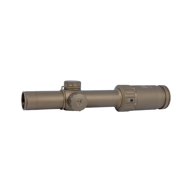 Оптичний приціл SAI 1-6x24 сітка 5.56 BDС RAF. Coyote Brown (RNG16-T170-C10) - зображення 1