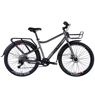 Велосипед Dorozhnik Utility DD 27.5" 18.5" ST 2024 Мокрий асфальт (OPS-D-27.5-000) зображення 1