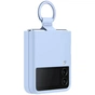 Чохол-накладка Samsung Silicone Cover with Ring для Samsung Galaxy Flip 4 SM-F721 Arctic Blue (EF-PF721TLEGUA) - уменьшенное изображение 3