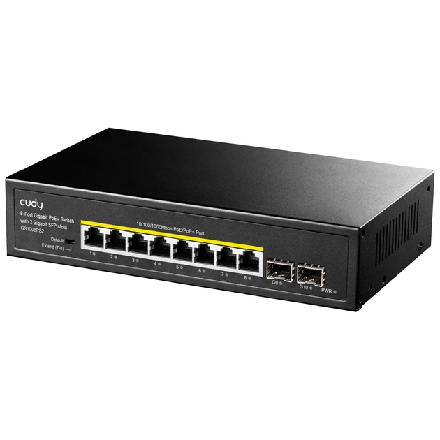 Комутатор мережевий Cudy GS1008PS2 - зображення 1