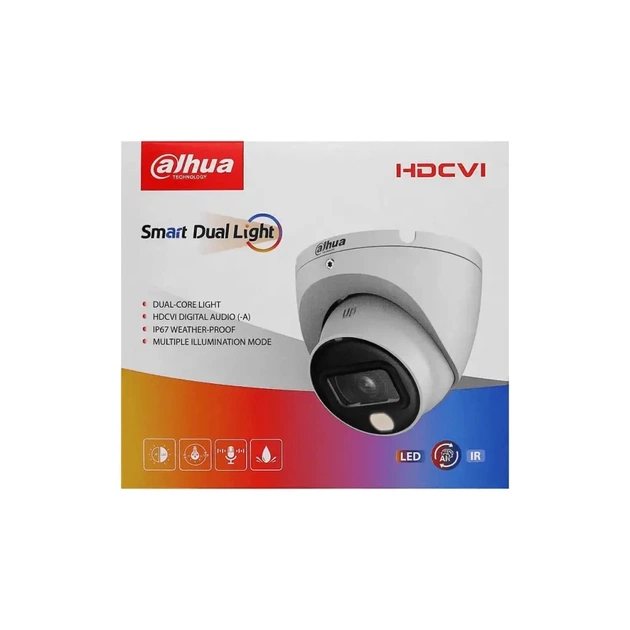 Камера відеоспостереження Dahua DH-HAC-HDW1200TLMP-IL-A (2.8) - picture 9