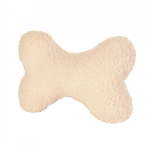 Іграшка для собак Trixie Кістка з пискавкою Хутряна 20 см (4011905033426) зображення 1