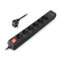 Мережевий подовжувач REAL-EL RS-PROTECT 605 3m, black (EL122300041) - зменшене зображення 5
