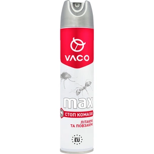 Аерозоль від комах Vaco Max Універсальний від літаючих та повзаючих комах 300 мл (5901821952668) зображення 1