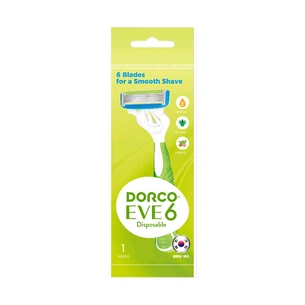 Бритва Dorco EVE 6 Disposable для жінок 6 лез 1 шт. (8801038584461) зображення 1