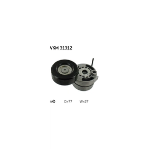 Натягувач ременя з роликом SKF VKM 31312 зображення 1