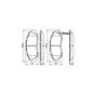 Гальмівні колодки Bosch 0 986 461 142 - зменшене зображення 6