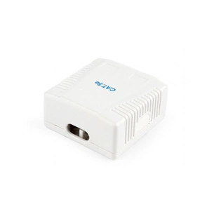 Комп'ютерна розетка Cablexpert RJ45x2 FTP, cat.5e (NCAC-2F5E-01) зображення 1