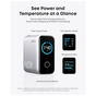Зарядний пристрій Anker Laptop GaN 140W 3xUSB-C PD3.1 + USB-A + display + cable Silver (B2697G41) - зменшене зображення 4