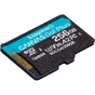 Карта пам'яті Kingston 256GB microSDXC сlass 10 UHS-I U3 V30 A2 Canvas Go Plus G4 (SDCG4/256GBSP) - зменшене зображення 2