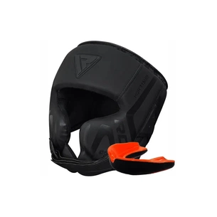 Боксерський шолом RDX T15 Noir Cheek Protector Matte Black XL (HGR-T15MB-XL) зображення 1