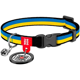 Нашийник для тварин WAUDOG Colors of freedom з QR паспортом XS 20-30 см (5210-4020) изображение 1