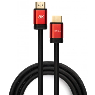 Кабель мультимедійний HDMI to HDMI 1.8m v2.1 8K Vinga (VCPHDMIMM211.8) зображення 1